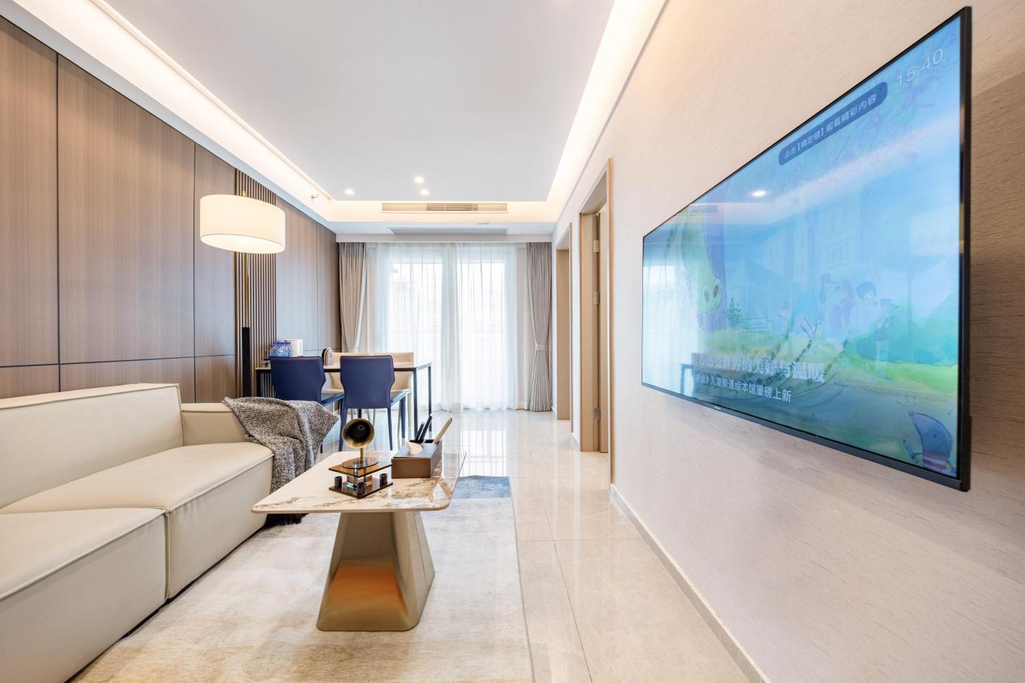 אפרטהוטל Boruisi Video And Audio Light House - Shenzhen Convention And Exhibition Center Gangxia Metro Station מראה חיצוני תמונה